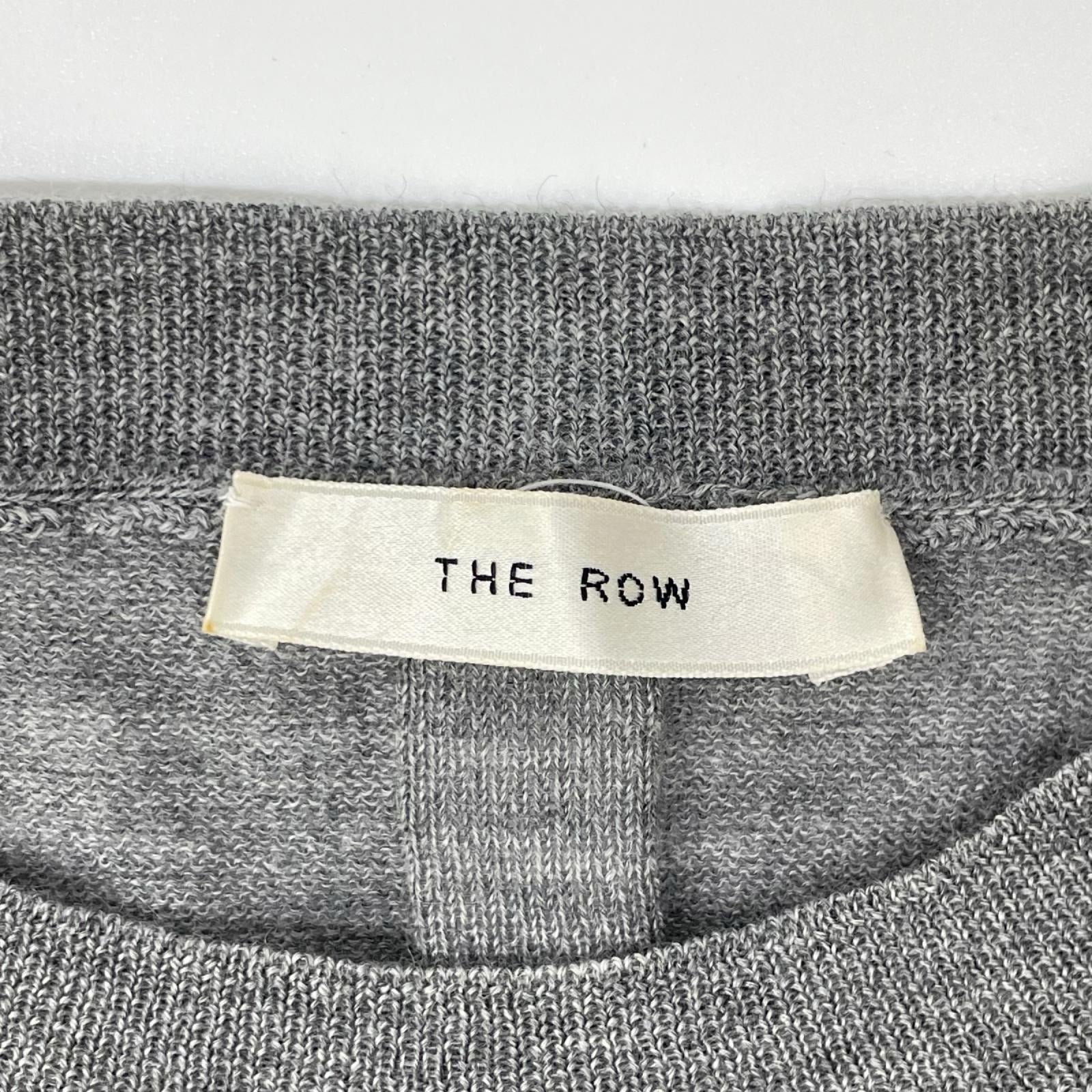 THE ROW ザ ロウ 5577-Y498 グレー カシミヤ100 BALHAM ニットベスト ベスト