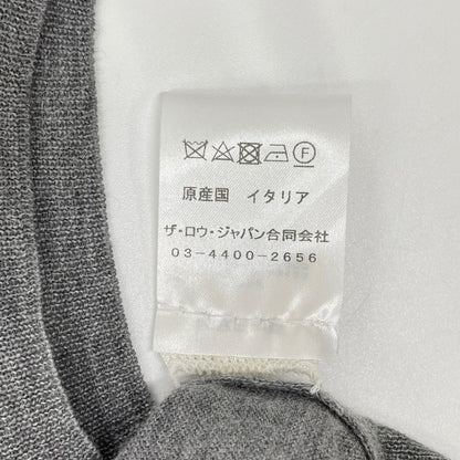 THE ROW ザ ロウ 5577-Y498 グレー カシミヤ100 BALHAM ニットベスト ベスト