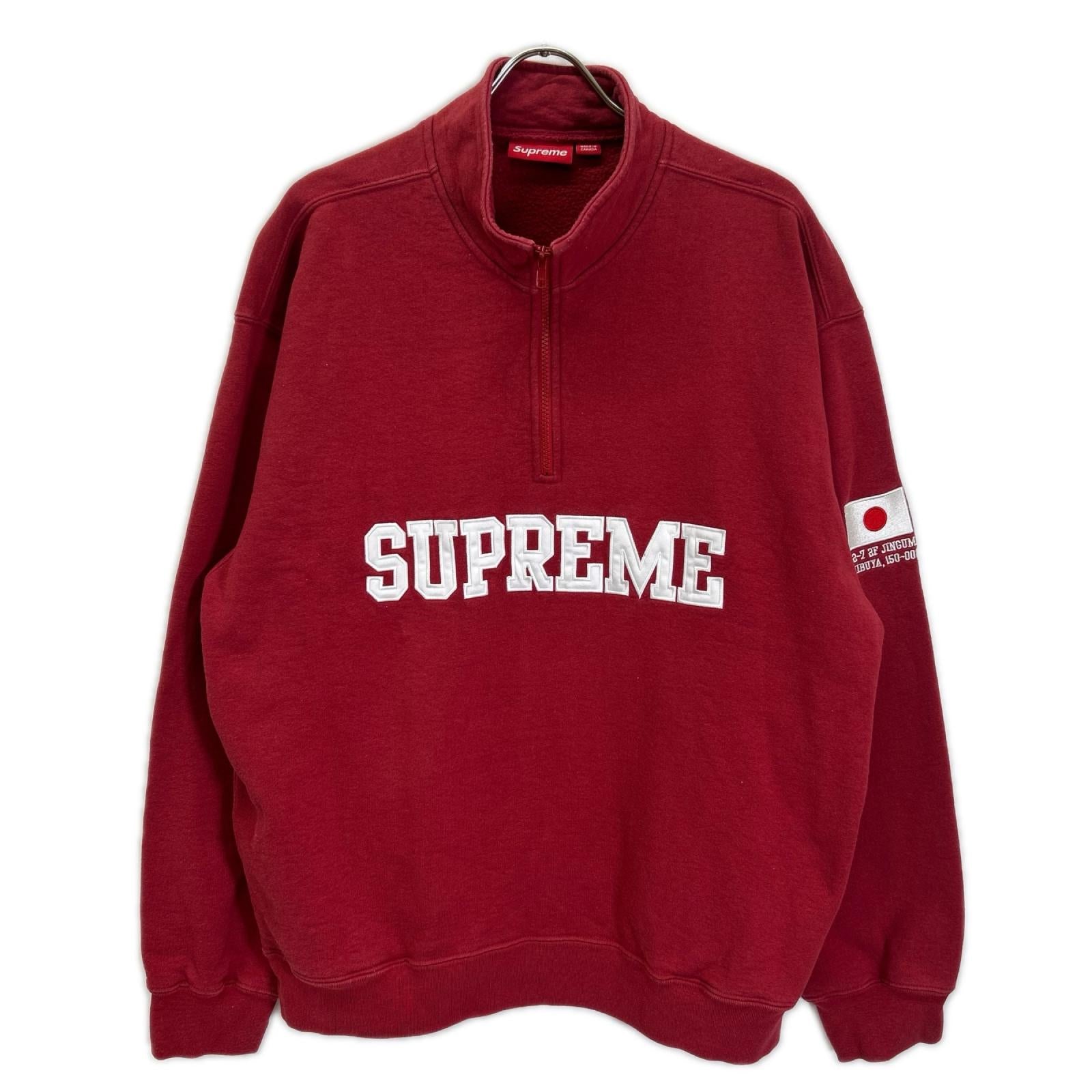 Supreme シュプリーム 26SS レッド ハーフジップ スウェット/Shop Flag Half Zip トップス