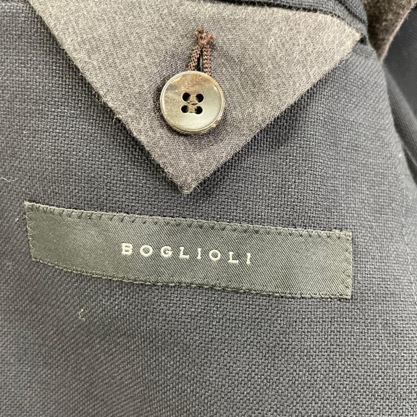 BOGLIOLI ボリオリ H3302V ネイビー ウール100 3Bシングルテーラードジャケット ジャケット