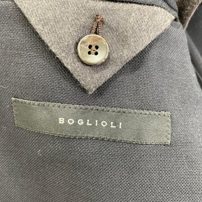 BOGLIOLI ボリオリ H3302V ネイビー ウール100 3Bシングルテーラードジャケット ジャケット