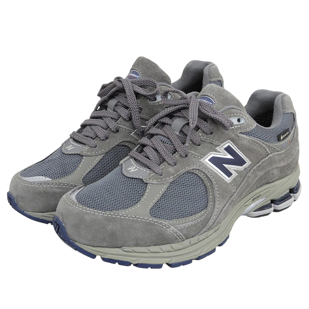 NEW BALANCE ニューバランス 新品同様 スエード ローカット スニーカー シューズ メンズ グレー 25cm M2002RXC シューズ