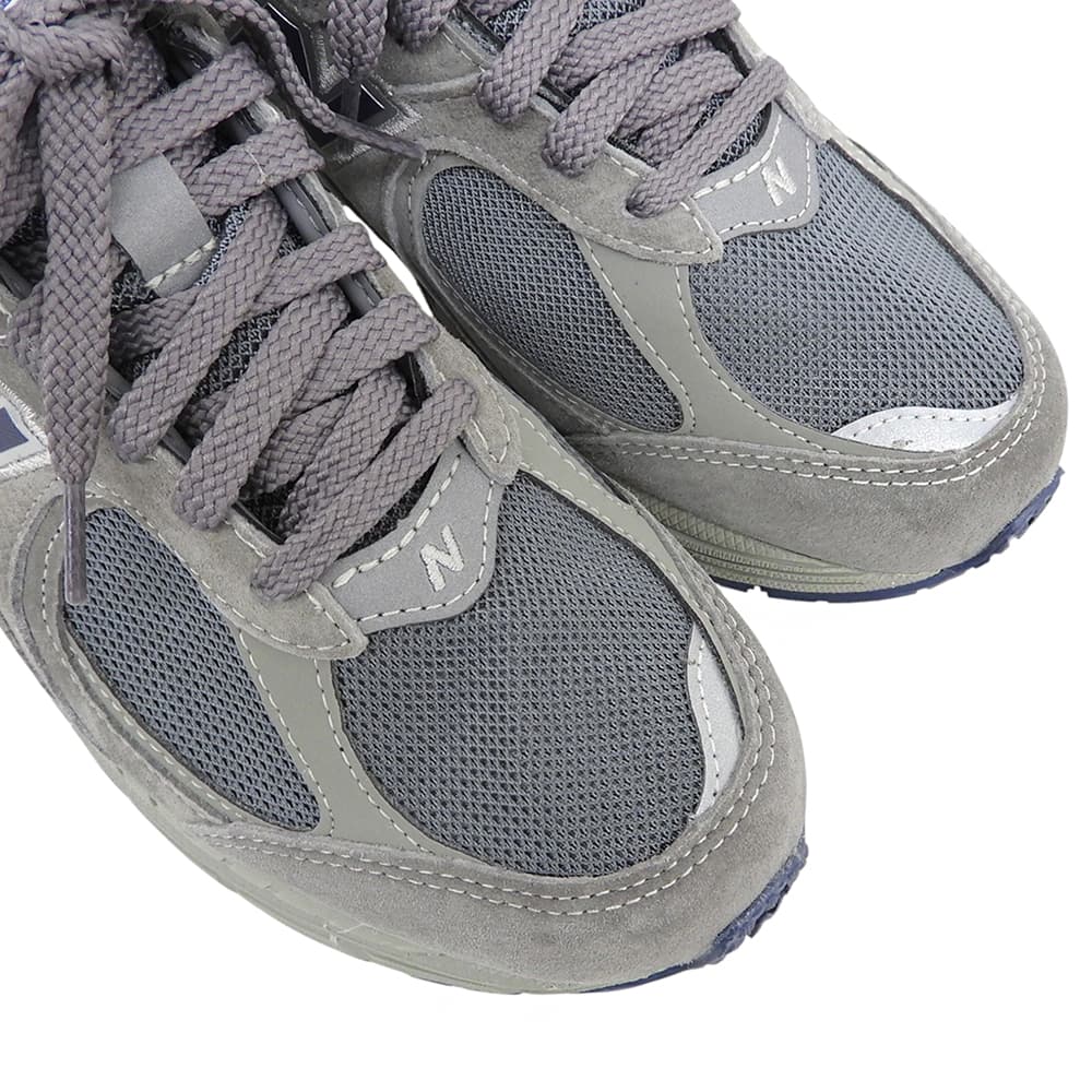 NEW BALANCE ニューバランス 新品同様 スエード ローカット スニーカー シューズ メンズ グレー 25cm M2002RXC シューズ