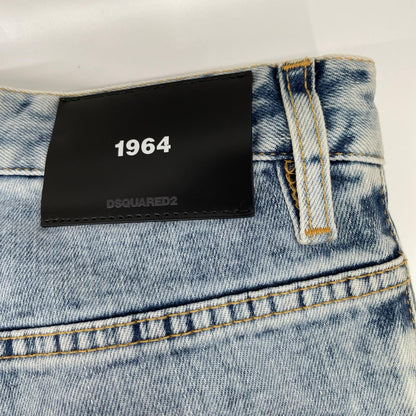 DSQUARED2 ディースクエアード S74LB0747 ライトインディゴ Skater Jean/スケータージーン クラッシュ加工 デニム ボトムス