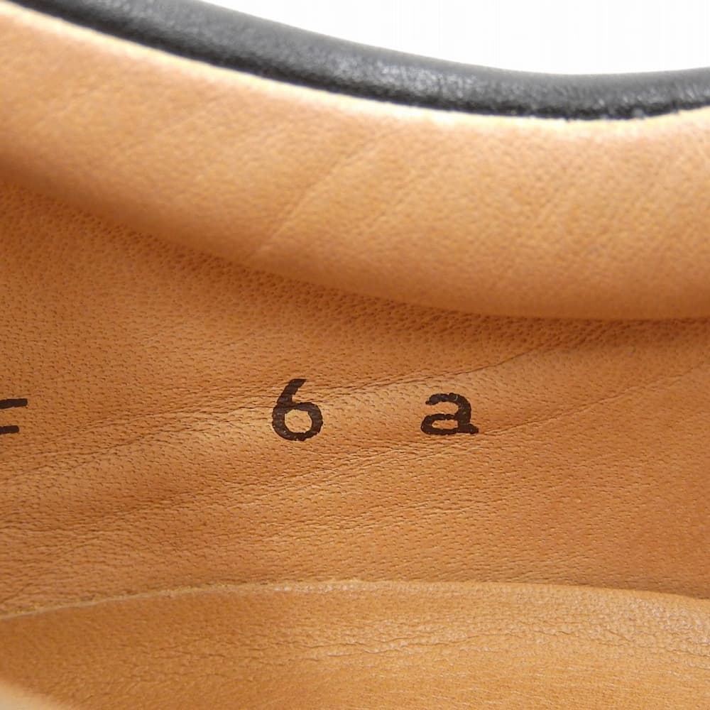 SHETLAND FOX シェットランド フォックス 美品 スペイサイド スニーカー シューズ メンズ レザー ブラック 6 791F シューズ
