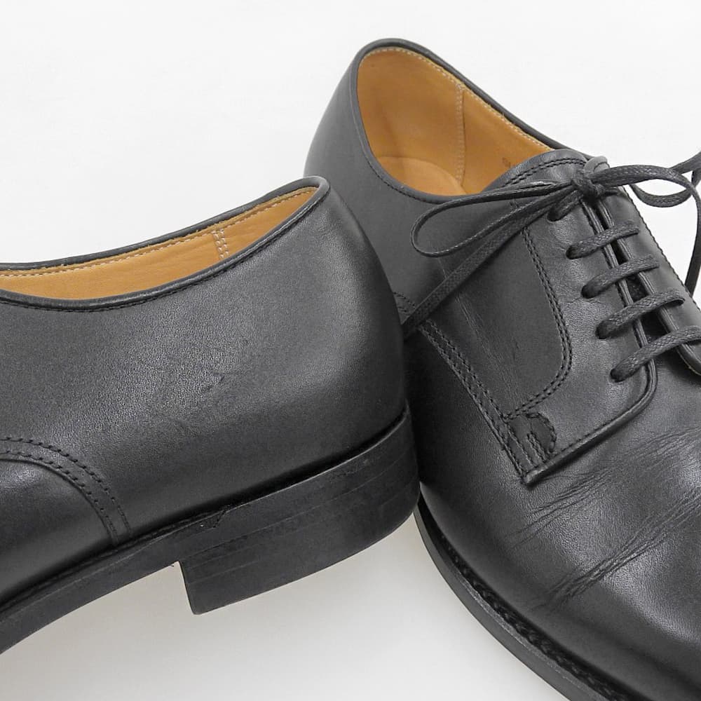 UNION IMPERIAL ユニオンインペリアル Derby Plain 外羽式 プレーンシューズ メンズ ブラック 6 1/2 SU208 シューズ
