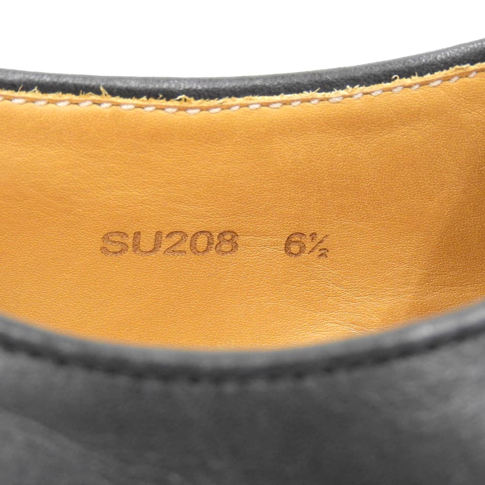 UNION IMPERIAL ユニオンインペリアル Derby Plain 外羽式 プレーンシューズ メンズ ブラック 6 1/2 SU208 シューズ