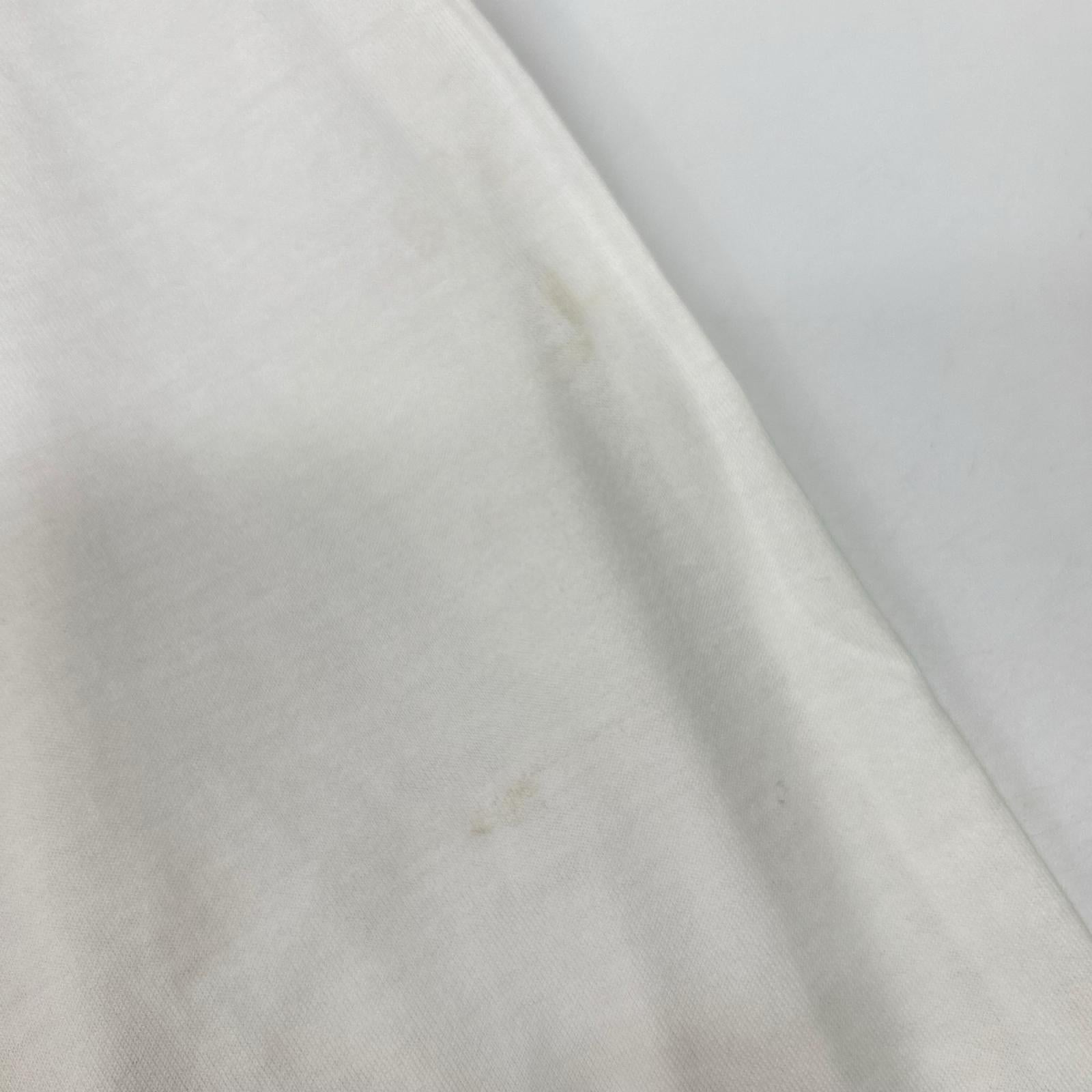 DOLCE&GABBANA ドルチェアンドガッバーナ F8L61T ホワイト×ブラック コットン ロゴTシャツ トップス