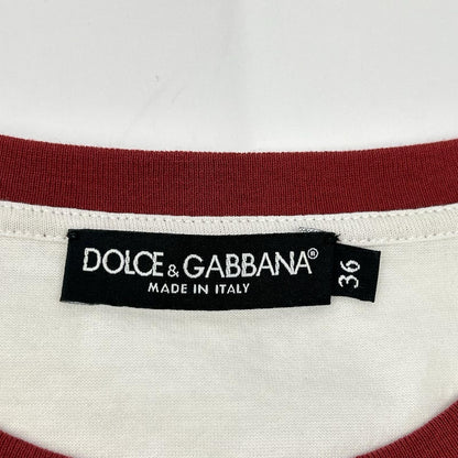 DOLCE&GABBANA Dolce & Gabbana F8L99T white BRING ME TOTHE MOON graphic ringer T-shirt top