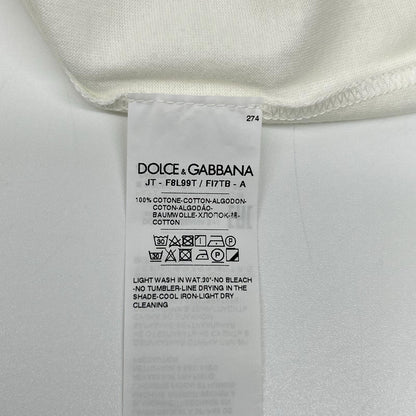 DOLCE&GABBANA Dolce & Gabbana F8L99T white BRING ME TOTHE MOON graphic ringer T-shirt top