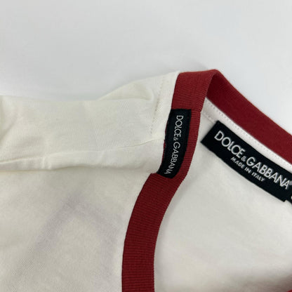 DOLCE&GABBANA Dolce & Gabbana F8L99T white BRING ME TOTHE MOON graphic ringer T-shirt top