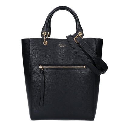 MULBERRY マルベリー 美品 Maple 2WAY ファスナーポケット グレインレザー トートバッグ