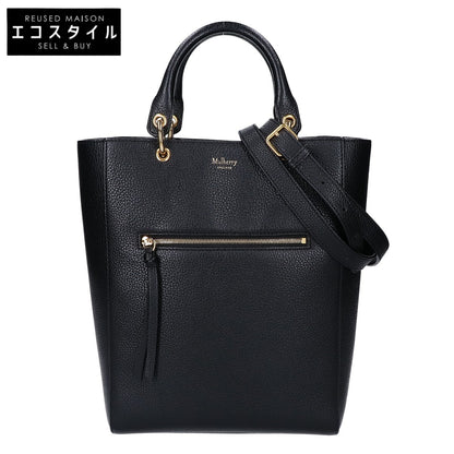 MULBERRY マルベリー 美品 Maple 2WAY ファスナーポケット グレインレザー トートバッグ