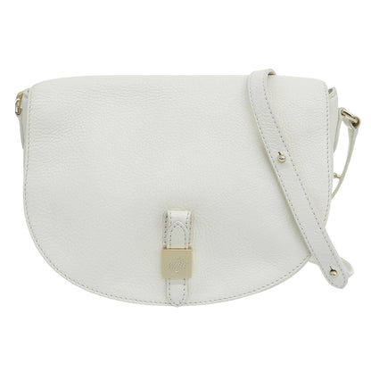 MULBERRY マルベリー Tessie Satchel ツリーロゴプレスロック ショルダーバッグ レディース ホワイト ショルダーバッグ