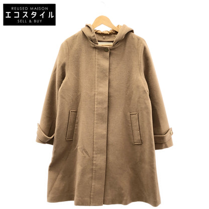 RAY BEAMS レイビームス 63-19-0213-690 キャメル ウールビーバー フーデッド2WAYロングコート トップス
