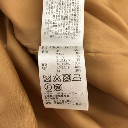 RAY BEAMS レイビームス 63-19-0213-690 キャメル ウールビーバー フーデッド2WAYロングコート トップス