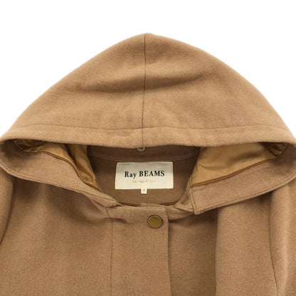 RAY BEAMS レイビームス 63-19-0213-690 キャメル ウールビーバー フーデッド2WAYロングコート トップス