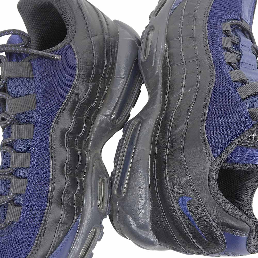 NIKE ナイキ 美品 Air Max 95 By You Custom ローカットスニーカー シューズ メンズ ブラック×ブルー 29cm 314350-998 シューズ
