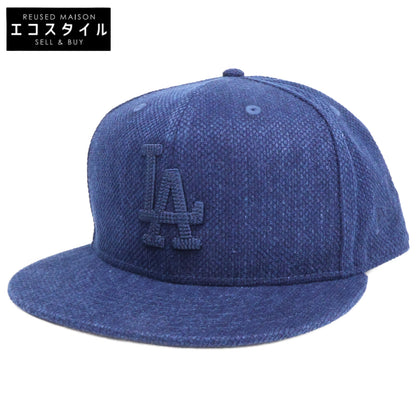 New Era ニューエラ 【新品同様】59FIFTY ロサンゼルス・ドジャース Aizome 藍染め ベースボールキャップ 帽子