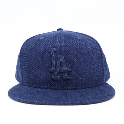 New Era ニューエラ 【新品同様】59FIFTY ロサンゼルス・ドジャース Aizome 藍染め ベースボールキャップ 帽子