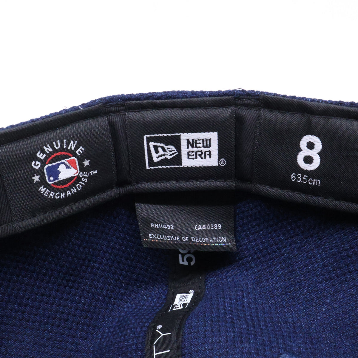 New Era ニューエラ 【新品同様】59FIFTY ロサンゼルス・ドジャース Aizome 藍染め ベースボールキャップ 帽子