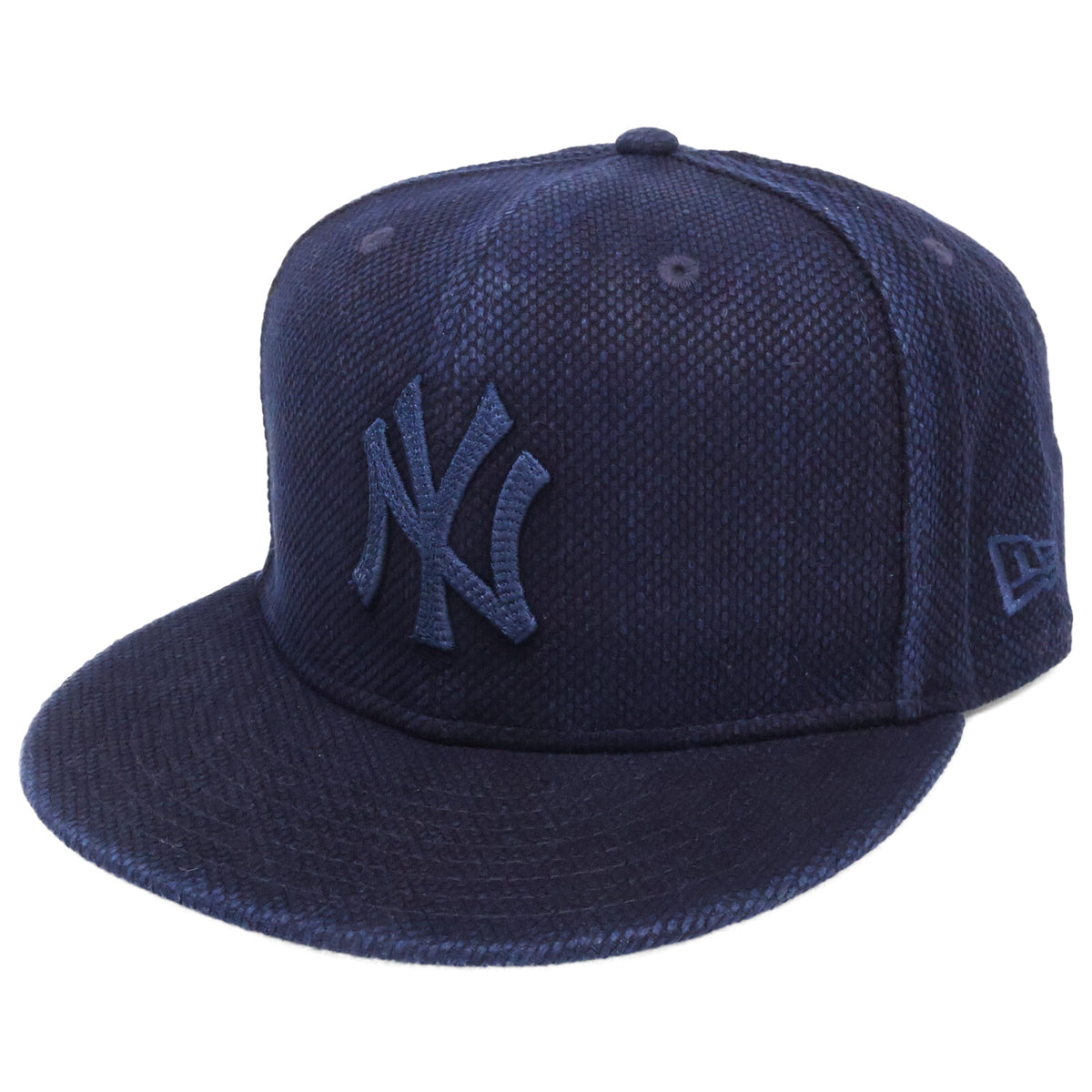New Era ニューエラ 【新品同様】59FIFTY ニューヨーク・ヤンキース Aizome 藍染め ベースボールキャップ 帽子