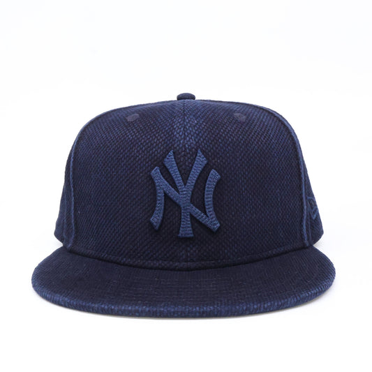 New Era ニューエラ 【新品同様】59FIFTY ニューヨーク・ヤンキース Aizome 藍染め ベースボールキャップ 帽子