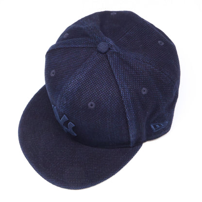 New Era ニューエラ 【新品同様】59FIFTY ニューヨーク・ヤンキース Aizome 藍染め ベースボールキャップ 帽子