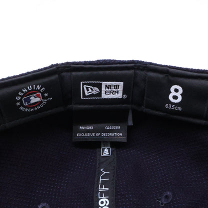 New Era ニューエラ 【新品同様】59FIFTY ニューヨーク・ヤンキース Aizome 藍染め ベースボールキャップ 帽子
