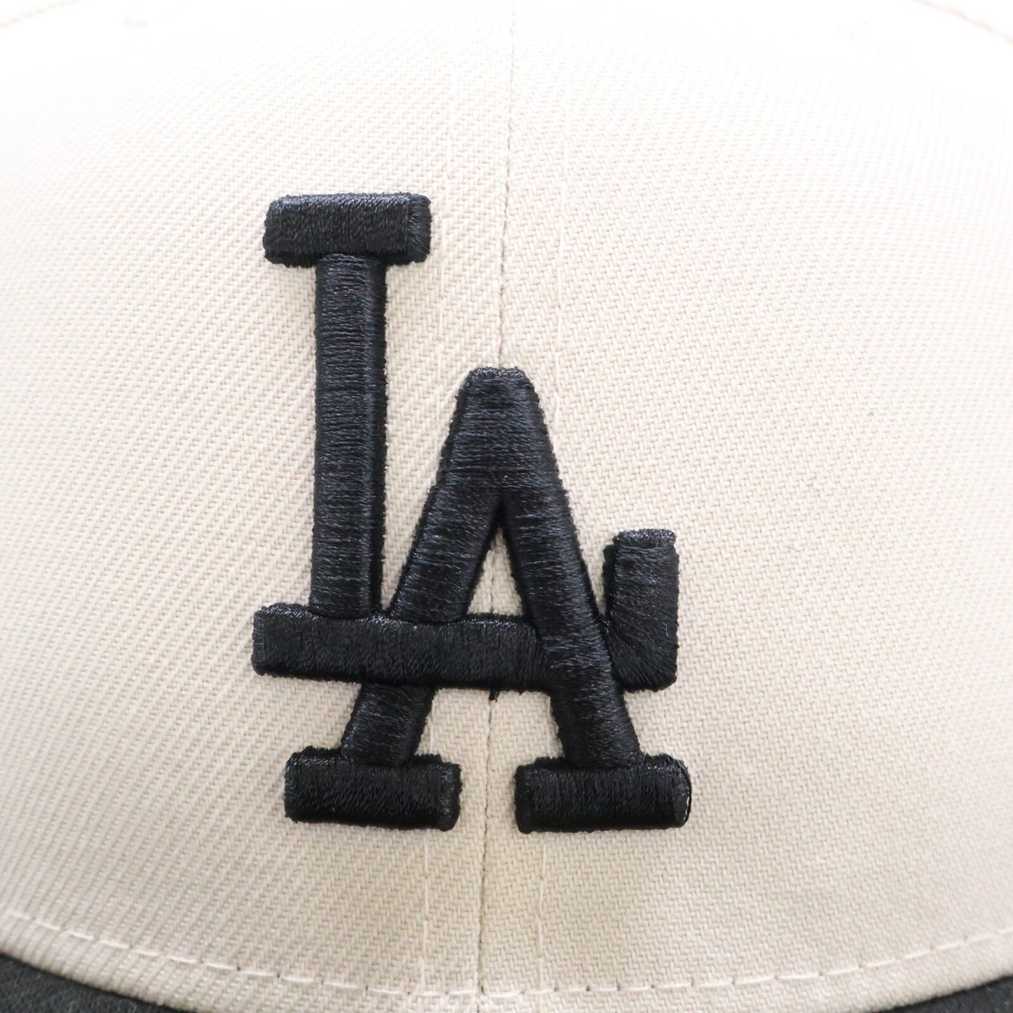 New Era ニューエラ 【新品同様】59FIFTY Powered by GORO NAKATSUGAWA（MIN-NANO） ロサンゼルス・ドジャース ストーン ブラックバイザー キャップ 帽子