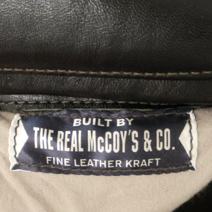 BUCO ブコ THE REAL McCOYS BJ19110 J-100 タンニンン鞣し ホースハイド シングルライダースジャケット ジャケット