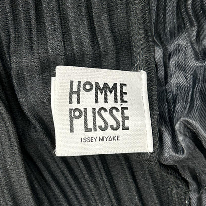 HOMME PLISSE ISSEY MIYAKE オムプリッセ イッセイミヤケ 25AW HP55JL141 ブラック BASICS ロングスリーブ プリーツカーディガン トップス