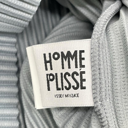 HOMME PLISSE ISSEY MIYAKE オムプリッセ イッセイミヤケ 25SS HP51JK182 ブルーグレー COLOR PLEATS/カラープリーツ ロングスリーブ カットソー トップス
