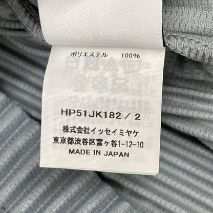 HOMME PLISSE ISSEY MIYAKE オムプリッセ イッセイミヤケ 25SS HP51JK182 ブルーグレー COLOR PLEATS/カラープリーツ ロングスリーブ カットソー トップス