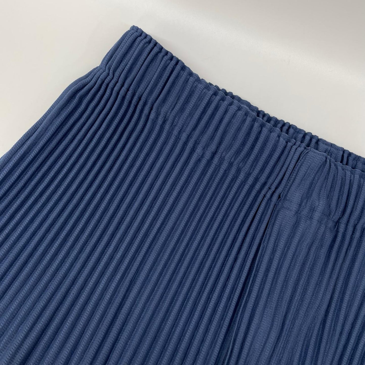 HOMME PLISSE ISSEY MIYAKE オムプリッセ イッセイミヤケ 23AW HP33JF128 ブルー 消しプリーツ加工 パンツ ボトムス