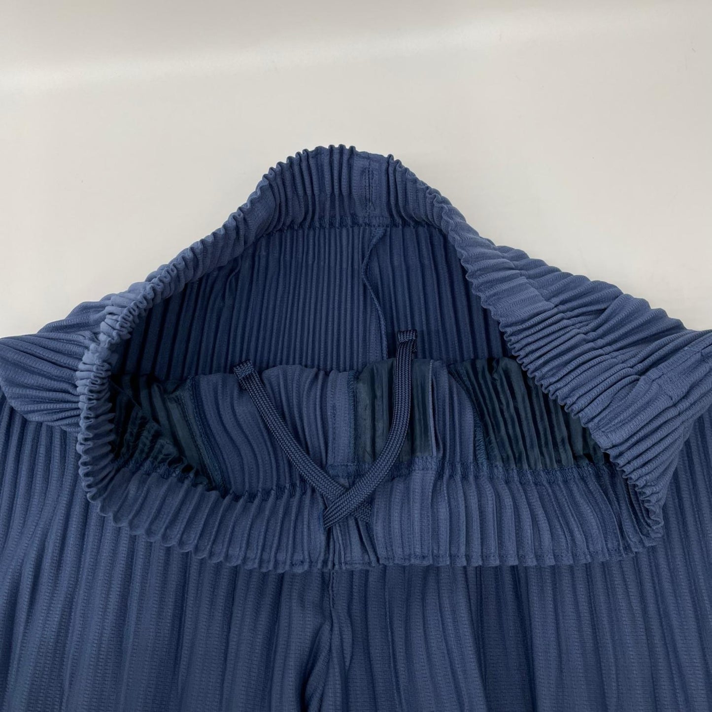 HOMME PLISSE ISSEY MIYAKE オムプリッセ イッセイミヤケ 23AW HP33JF128 ブルー 消しプリーツ加工 パンツ ボトムス