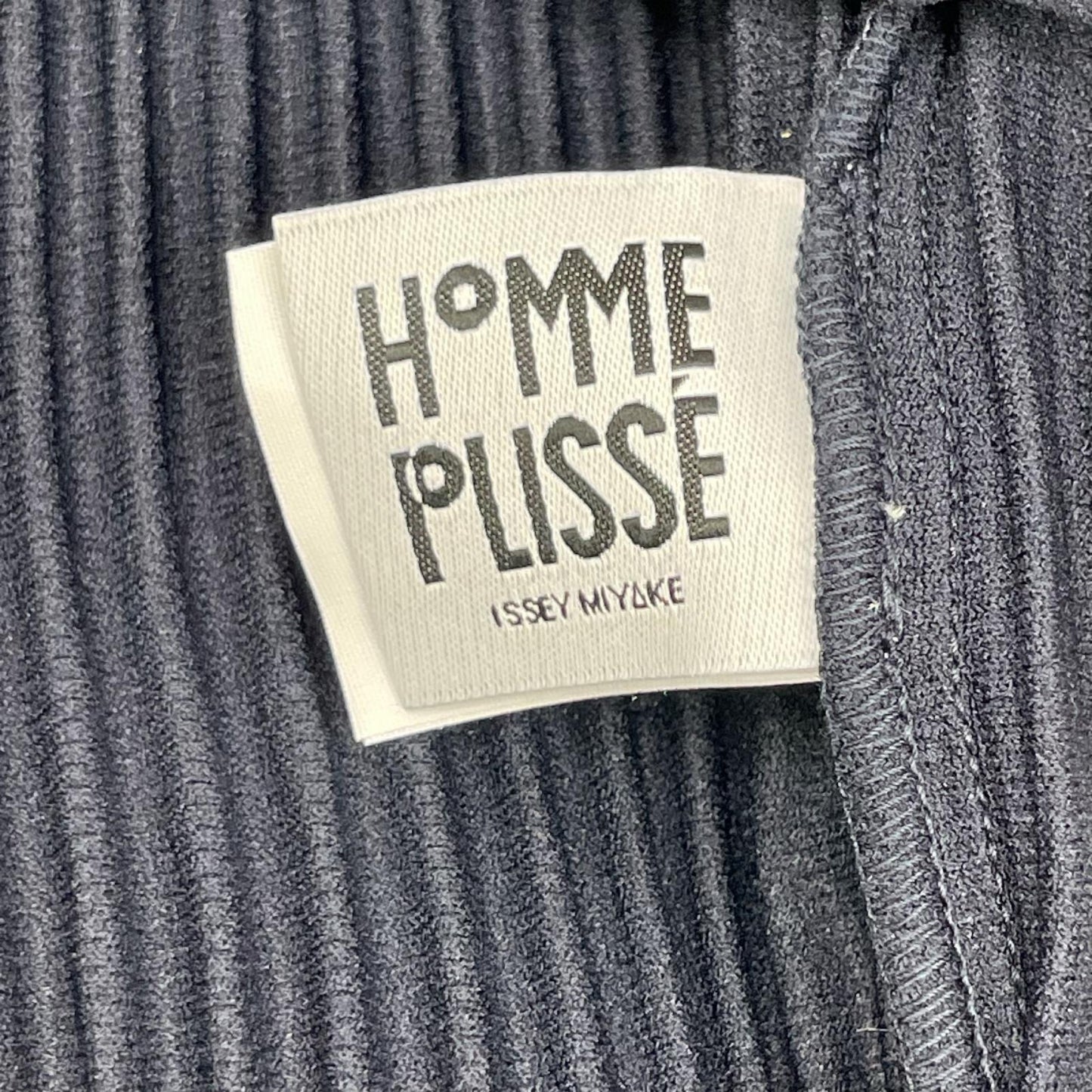 HOMME PLISSE ISSEY MIYAKE オムプリッセ イッセイミヤケ 25AW HP55JE510 ネイビー BASICS Vネック プリーツ ベスト ベスト