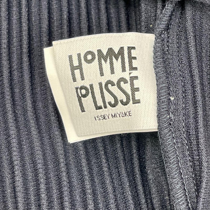 HOMME PLISSE ISSEY MIYAKE オムプリッセ イッセイミヤケ 25AW HP55JE510 ネイビー BASICS Vネック プリーツ ベスト ベスト