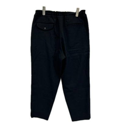 COMMEdesGARCONS HOMME DEUX コムデギャルソンオムドゥ 24年製 DO-P037 ブラック ドローストリングス ウールテーパードスラックス ボトムス