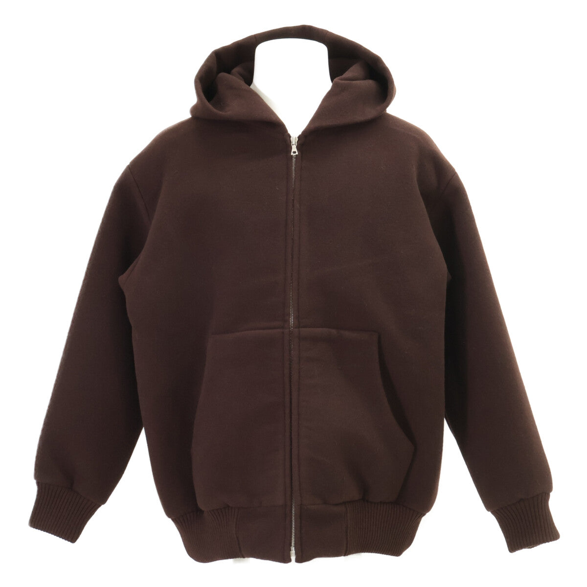 AURALEE オーラリー 【新品同様/24AW】A24AB02PK DOUBLE CLOTH HEAVY WOOL PILE ZIP HOODIE ジップアップ フーディジャケット ジャケット