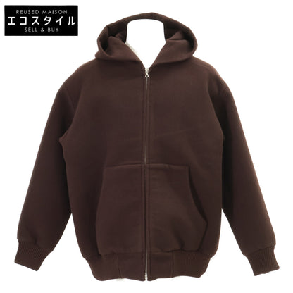 AURALEE オーラリー 【新品同様/24AW】A24AB02PK DOUBLE CLOTH HEAVY WOOL PILE ZIP HOODIE ジップアップ フーディジャケット ジャケット