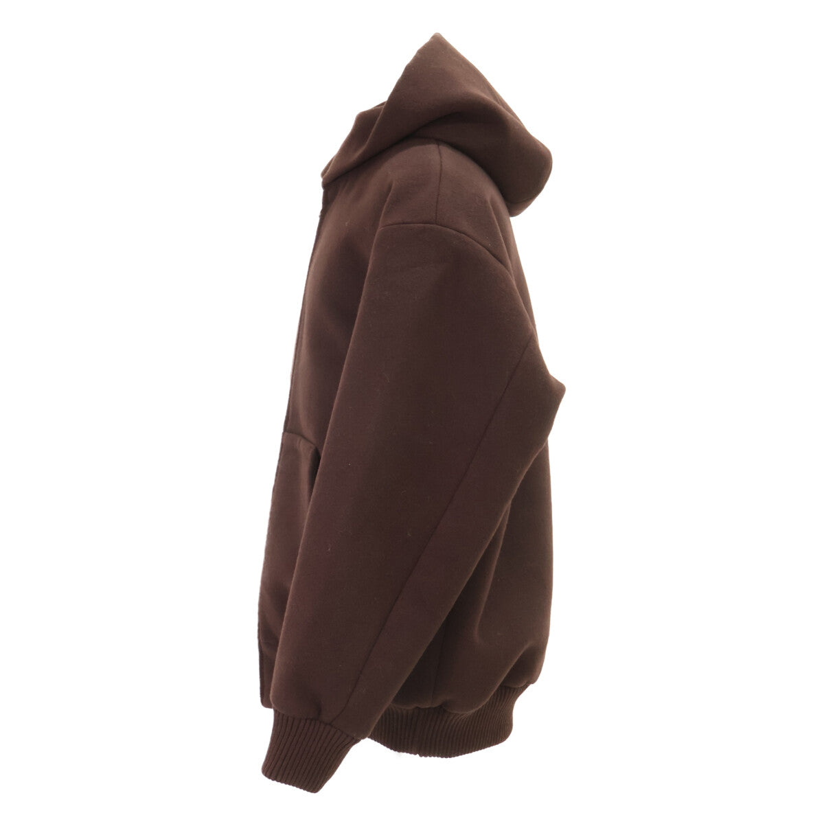 AURALEE オーラリー 【新品同様/24AW】A24AB02PK DOUBLE CLOTH HEAVY WOOL PILE ZIP HOODIE ジップアップ フーディジャケット ジャケット
