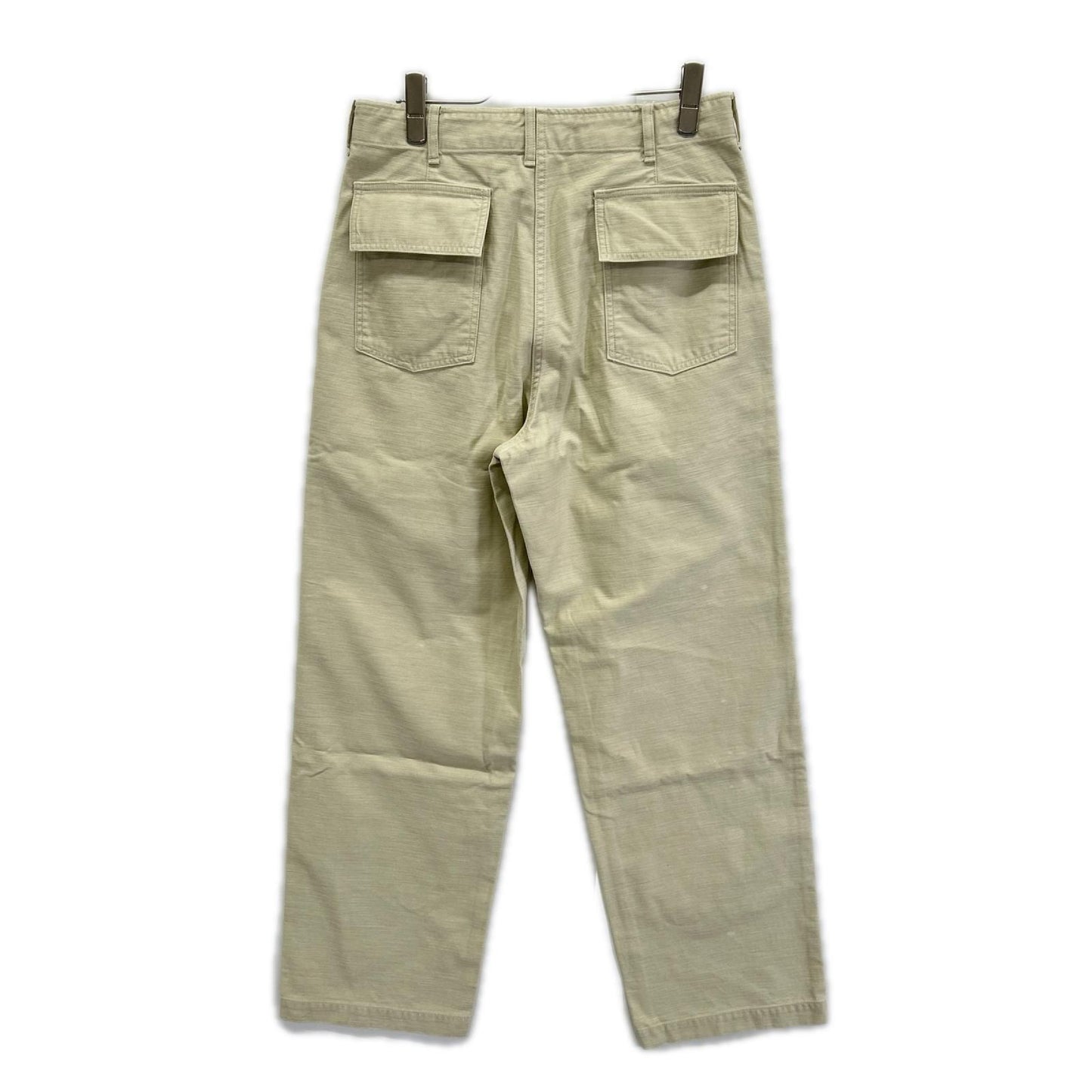 AURALEE オーラリー A25AP01BP 25AW DUSTY IVORY/ダスティーアイボリー WASHED BAGGY SATIN BLEACHED BAKER PANTS ペイカーパンツ ボトムス