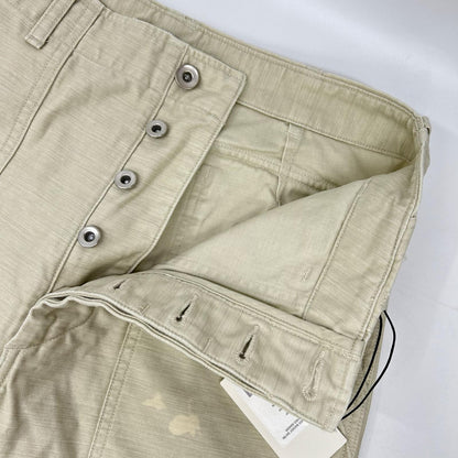 AURALEE オーラリー A25AP01BP 25AW DUSTY IVORY/ダスティーアイボリー WASHED BAGGY SATIN BLEACHED BAKER PANTS ペイカーパンツ ボトムス