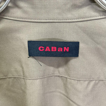 CABaN キャバン 59-08-01-08002 20SS ブラウン ライウールタイプライター オーバーサイズシャツ トップス