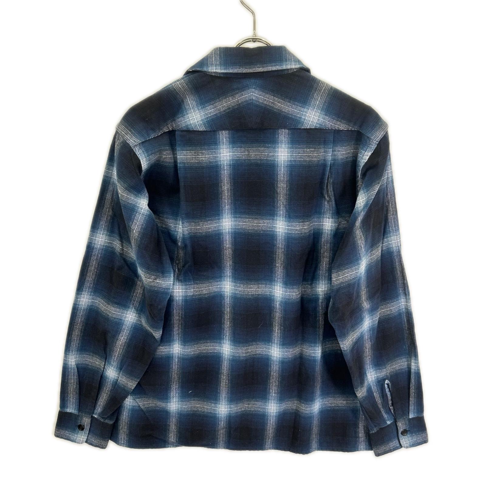 PENDLETON ペンドルトン 3475-3017 ブルー オープンカラー チェックシャツ トップス