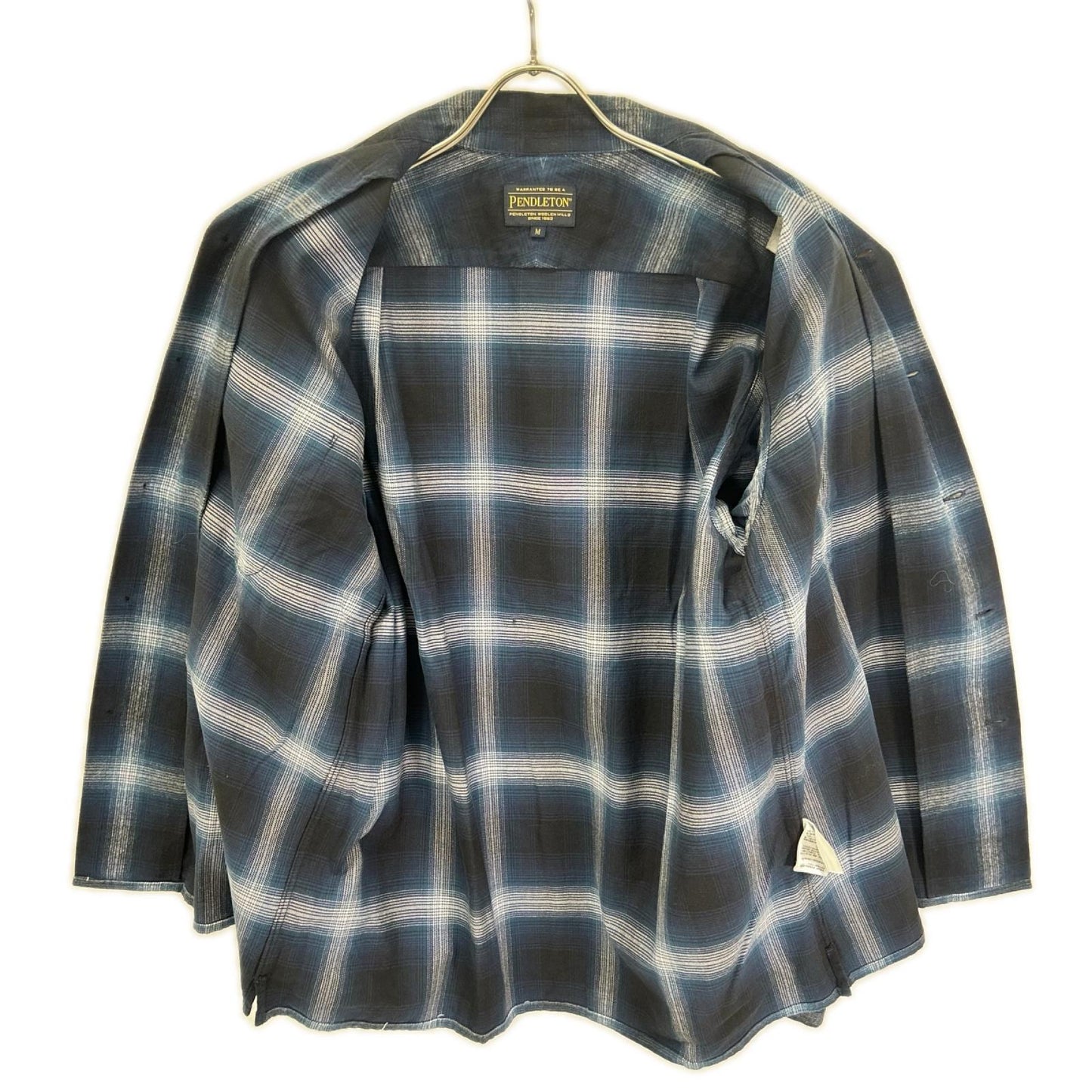 PENDLETON ペンドルトン 3475-3017 ブルー オープンカラー チェックシャツ トップス