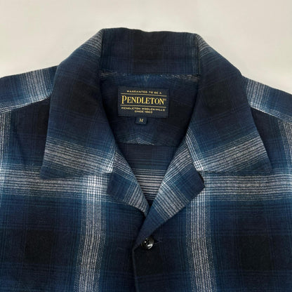 PENDLETON ペンドルトン 3475-3017 ブルー オープンカラー チェックシャツ トップス