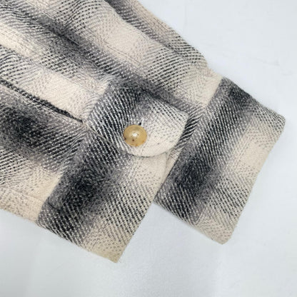 DEUS EX MACHINA デウスエクスマキナ ホワイト コットン100 Too Busy To Work Check Shirt チェック ネルシャツ トップス