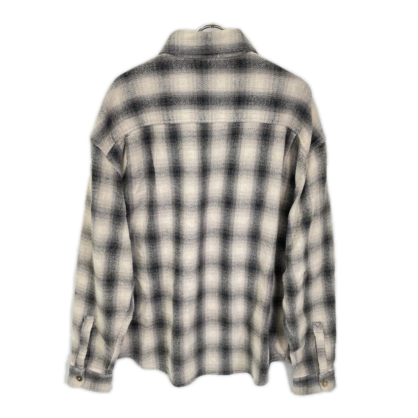 DEUS EX MACHINA デウスエクスマキナ ホワイト コットン100 Too Busy To Work Check Shirt チェック ネルシャツ トップス